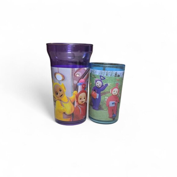 2 1998 Teletubbies Plastic Cups - Picture 2 of 5